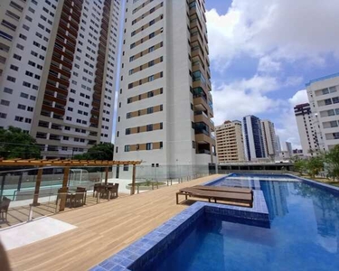 Apartamento Manaíra, 25º Andar, 82m² Nascente Sul 3Qtos,1St,Varanda 3 Vagas