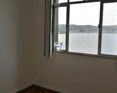 Apartamento na praia com vista para o mar