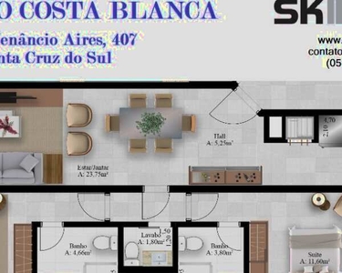 APARTAMENTO RESIDENCIAL em Santa Cruz do Sul - RS, Centro