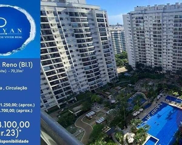 Apt. 2qts. 70m2 - Mayaan - Barra da Tijuca