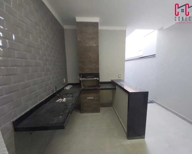 Casa com 3 dormitórios, 1 súite, 90 m2, 2 vagas de garagem, excelente bairro, churrasqueir