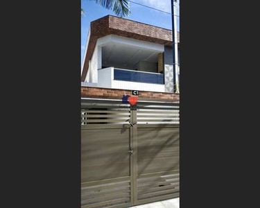 Casa Sobreposta para Venda em Santos, Vila Belmiro, 3 dormitórios, 1 suíte, 3 banheiros, 2