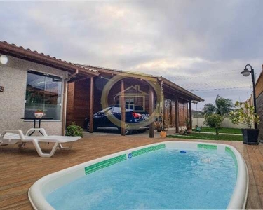 Casa Térrea com 03 dormitórios e piscina na Vargem do Bom Jesus, Florianópolis, SC