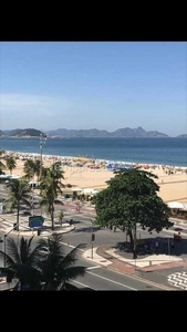 Apartamento de 3 quartos de frente para a Praia de Copacabana