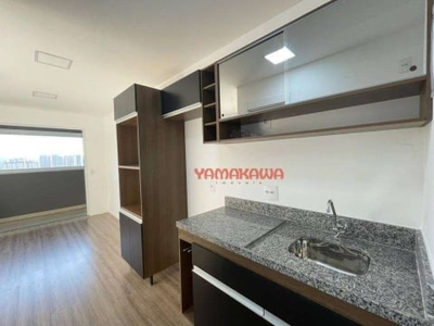 Apartamento com 1 dormitório para alugar, 23 m² por r$ 2.200,00/mês - belém - são paulo/sp