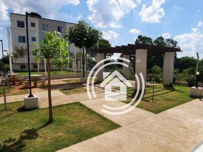 Apartamento com 2 dormitórios, 44 m² - venda por r$ 130.000,00 ou aluguel por r$ 895,00/mês - chácara são jorge - piracicaba/sp