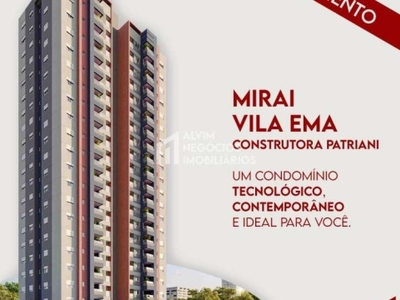 Apartamento mirai vila ema - patriani - lançamento