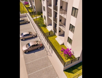 Apartamento no Bairro Escola Agrícola em Blumenau com 2 Dormitórios (1 suíte) e 59.75 m²