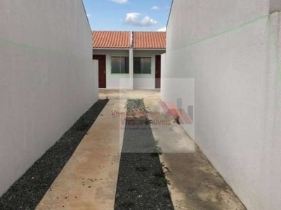 Casa com 2 dormitórios à venda, 49 m² por r$ 170.000,00 - centro - contenda/pr