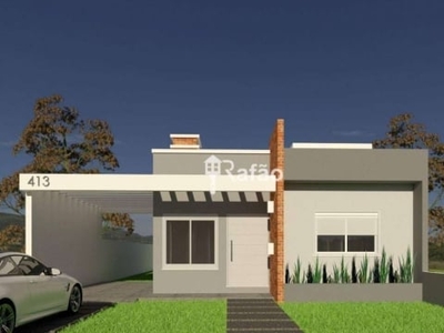 Casa com 2 dormitórios à venda, 58 m² por r$ 369.900,00 - santa teresinha - santo antônio da patrulha/rs