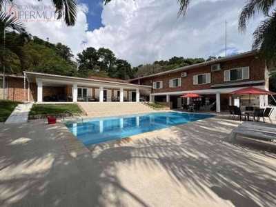 Casa com 5 dormitórios, 842 m² - - parque silvino pereira - cotia/sp