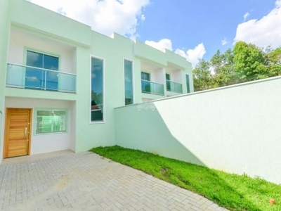 Casa em condomínio fechado com 2 quartos à venda na rua camilo haj mussi, 93, santa cândida, curitiba, 71 m2 por r$ 420.000