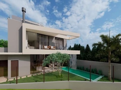 Casa em condomínio fechado com 4 quartos à venda na hermenegildo luca, 101, santa felicidade, curitiba por r$ 4.880.000