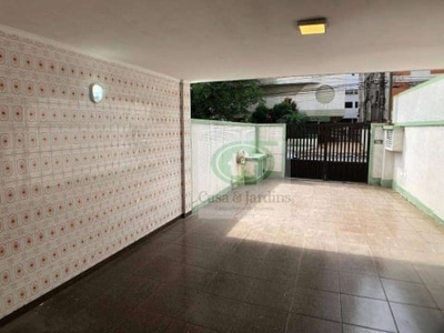 Casa sobreposta alta 3 dormitórios para alugar, 180 m² por r$ 3.500/mês - ponta da praia - santos/sp