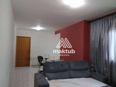 Cobertura com 2 dormitórios à venda, 140 m² por r$ 477.000,00 - vila humaitá - santo andré/sp