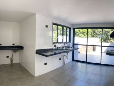 Cobertura com 2 quartos à venda na rua fernando de mascarenhas, vila humaitá, santo andré, 94 m2 por r$ 450.000