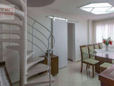Cobertura com 3 dormitórios à venda, 129 m² por r$ 599.900,00 - parque penha - são paulo/sp
