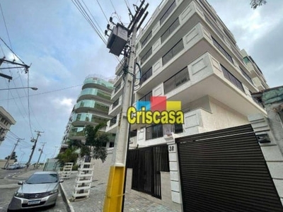 Cobertura com 3 dormitórios à venda, 188 m² por r$ 1.500.000,00 - vila nova - cabo frio/rj