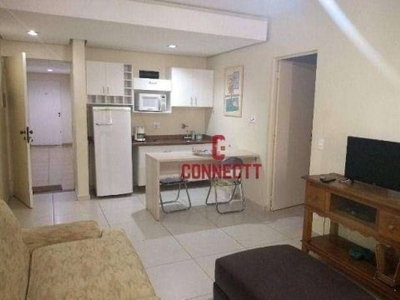 Flat, 50 m² - venda por r$ 135.000,00 ou aluguel por r$ 2.100,00/mês - centro - ribeirão preto/sp