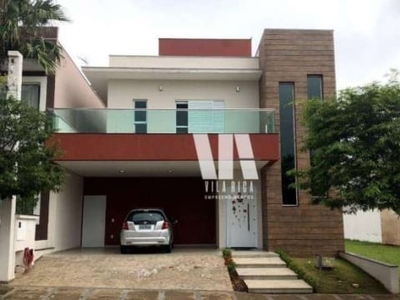 Maravilhoso sobrado com muito conforto e segurança 4 suítes, 231 m² - res. villa do bosque - chácaras reunidas são jorge - sorocaba/sp