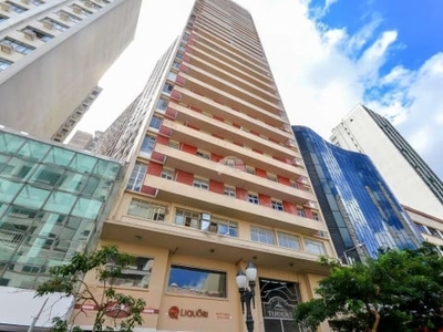 Sala comercial à venda na avenida luiz xavier, 68, centro, curitiba, 29 m2 por r$ 130.000