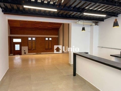 Salão, 150 m² - venda por r$ 630.000,00 ou aluguel por r$ 3.879,92/mês - centro - piracicaba/sp