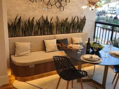 Studio com 1 dormitório à venda, 39 m² por r$ 380.000,00 - macedo - guarulhos/sp