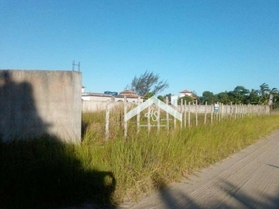 Terreno à venda, 608 m² por r$ 250.000,00 - enseada das gaivotas - rio das ostras/rj