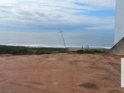 Terreno beira mar com 900 m²-- itajuba - barra velha/sc
