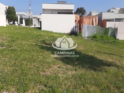 Terreno em condomínio fechado à venda no residencial real parque sumaré, sumaré por r$ 313.000