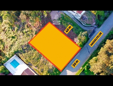 Terreno no Bairro Ponta Aguda em Blumenau com 1200 m²