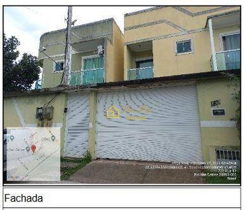 Casa em Extensão Serramar, Rio das Ostras/RJ de 118m² 4 quartos à venda por R$ 260.267,34