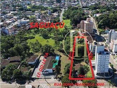 Terreno em Saguaçu, Joinville/SC de 3500m² à venda por R$ 4.548.000,00