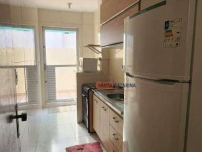 Apartamento com 1 dormitório para alugar, 59 m² por r$ 2.200,00/mês - centro - balneário camboriú/sc