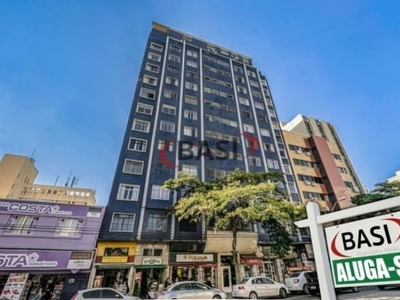 Apartamento com 1 quarto para alugar na rua desembargador westphalen, 265, centro, curitiba por r$ 1.000