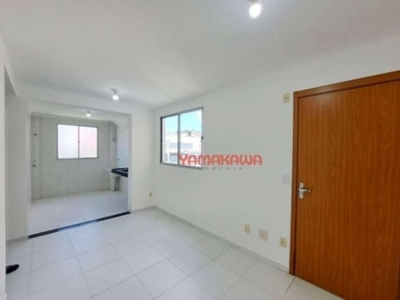Apartamento com 2 dormitórios, 48 m² - venda por r$ 195.000,00 ou aluguel por r$ 1.640,00/mês - guaianases - são paulo/sp