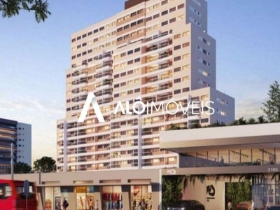 Apartamento com 2 dormitórios à venda, 40 m² por r$ 312.030,69 - portão - curitiba/pr | próximo ao