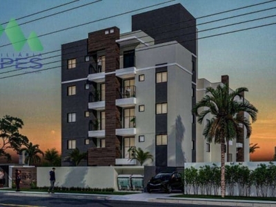 Apartamento com 2 dormitórios à venda, 46 m² por r$ 238.000,00 - weissópolis - pinhais/pr
