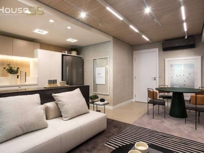 Apartamento com 2 dormitórios à venda, 82 m² por r$ 956.548,00 - cabral - curitiba/pr