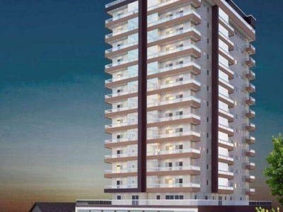 Apartamento com 2 dormitórios com entrada de r$ 44,713,13- boqueirão - praia grande/sp
