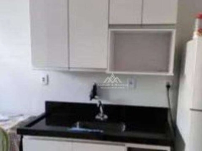 Apartamento com 2 dormitórios para alugar, 48 m² por r$ 850,00/mês - parque são sebastião - ribeirão preto/sp