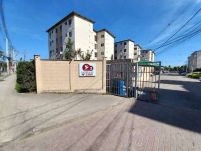 Apartamento com 2 quartos à venda na estrada santa eugênia, 3300, santa cruz, rio de janeiro, 48 m2 por r$ 150.000
