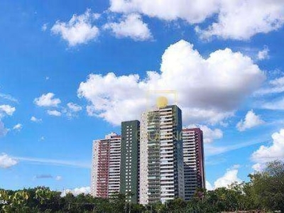 Apartamento com 3 dormitórios à venda, 115 m² - residencial bonavita - cuiabá/mt/ sol da manhã, andar alto e com moveis panejados