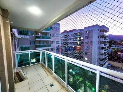 Apartamento com 3 quartos à venda na estrada do guerengue, 370, taquara, rio de janeiro, 74 m2 por r$ 400.000