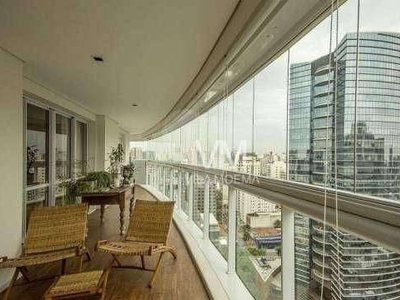 Apartamento com 4 dormitórios, 201 m² - venda por r$ 7.000.000,00 ou aluguel por r$ 30.500,00/mês - itaim bibi - são paulo/sp