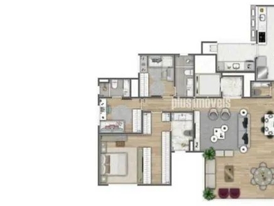 Apartamento de alto padrão, novo de 155m² - Vila Sofia