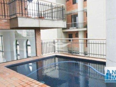 Apartamento duplex com 4 dormitórios, 541 m² - venda por r$ 7.500.000,00 ou aluguel por r$ 49.547,00/mês - vila progredior - são paulo/sp