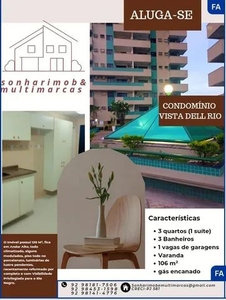 Apartamento para aluguel com 120 metros quadrados com 3 quartos em Centro - Manaus - AM
