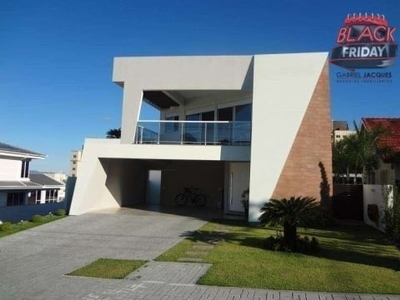 Casa com 3 dormitórios à venda, 300 m² por r$ 2.800.000,00 - pedra branca - palhoça/sc