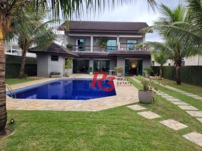 Casa com 4 dormitórios, 300 m² - venda por r$ 2.750.000,00 ou aluguel por r$ 13.500,00/mês - acapulco - guarujá/sp